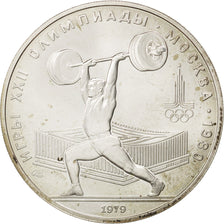 RUSSIA, 5 Roubles, 1979, KM #166, MS(63), Silver, 16.59