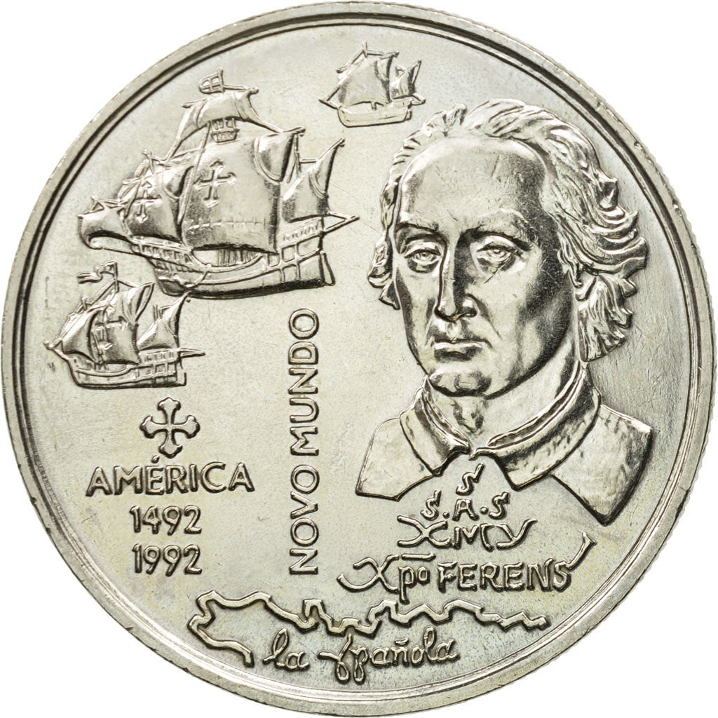 Coin, Portugal, 200 Escudos, 1992, MS(63), Copper-nickel, KM:660