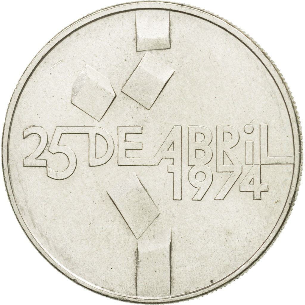Coin, Portugal, 100 Escudos, 1976, Lisbon, MS(63), Silver, KM:603