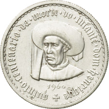 Coin, Portugal, 5 Escudos, 1960, Lisbon, AU(50-53), Silver, KM:587