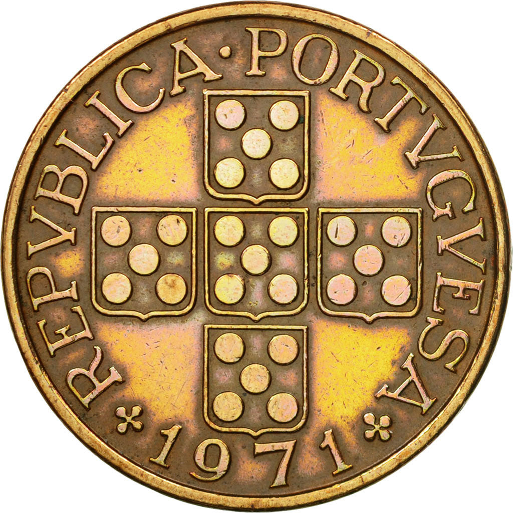 Monnaie, Portugal, Escudo, 1971, TTB+, Bronze, KM:597