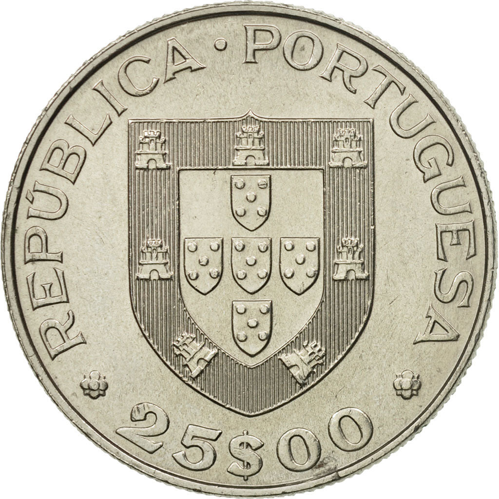 Moneda, Portugal, 25 Escudos, 1979, EBC, Cobre - níquel, KM:609
