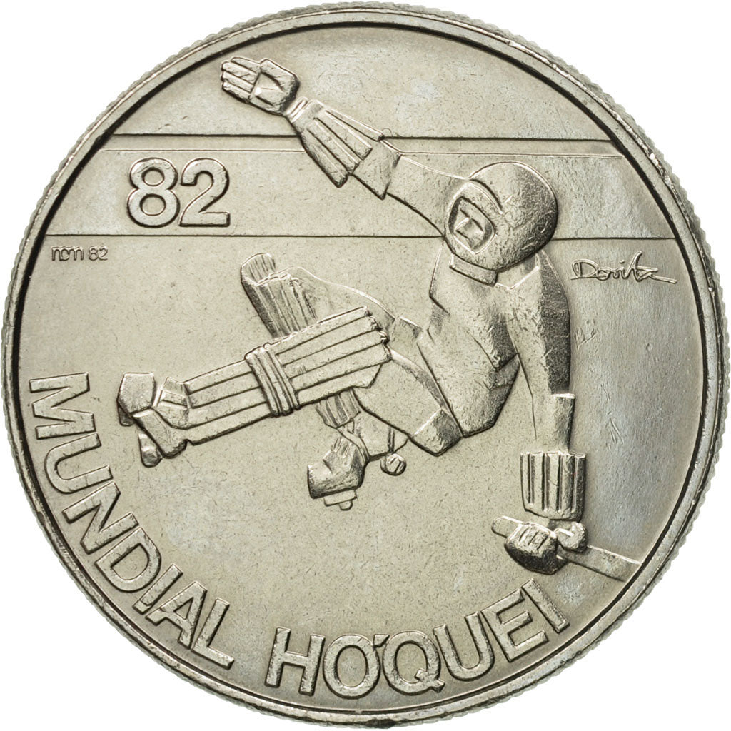 Coin, Portugal, 25 Escudos, 1983, Lisbon, AU(55-58), Copper-nickel, KM:616