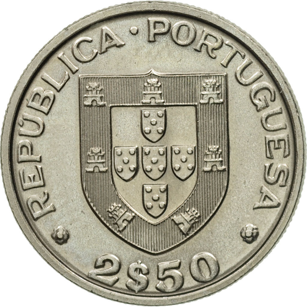 Moneda, Portugal, 2-1/2 Escudos, 1983, EBC, Cobre - níquel, KM:617