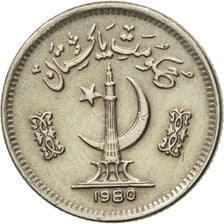 Coin, Pakistan, 25 Paisa, 1980, AU(50-53), Copper-nickel, KM:37