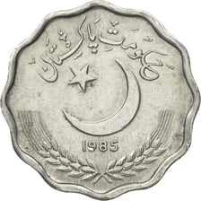 Monnaie, Pakistan, 10 Paisa, 1985, TTB+, Aluminium, KM:53