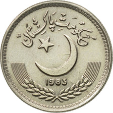 Münze, Pakistan, 25 Paisa, 1983, VZ, Copper-nickel, KM:58