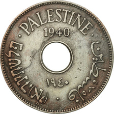 Coin, Palestine, 10 Mils, 1940, EF(40-45), Copper-nickel, KM:4