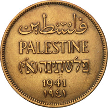 Coin, Palestine, 2 Mils, 1941, EF(40-45), Bronze, KM:2