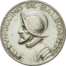 Münze, Panama, 1/10 Balboa, 1973, SS+, Copper-Nickel Clad Copper, KM:10