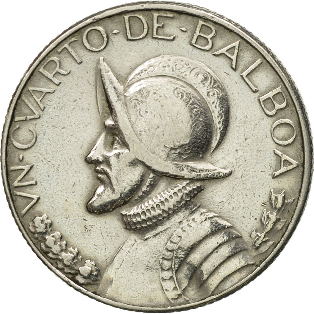 Moneta, Panama, 1966 dates struck at US Mint in San Francisco., 1/4 Balboa