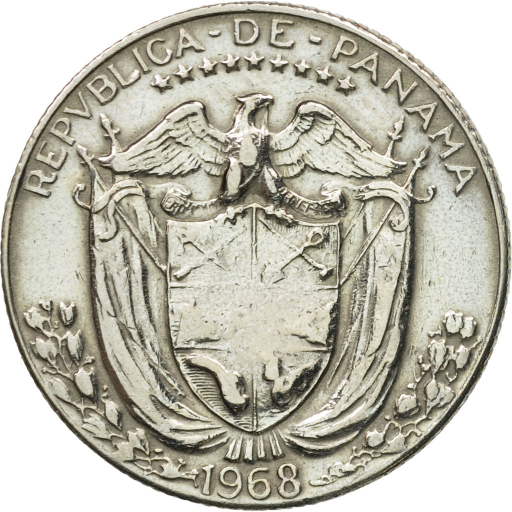 Moneta, Panama, 1966 dates struck at US Mint in San Francisco., 1/4 Balboa