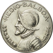 Coin, Panama, 1/2 Balboa, 1979, EF(40-45), Copper-Nickel Clad Copper, KM:12b