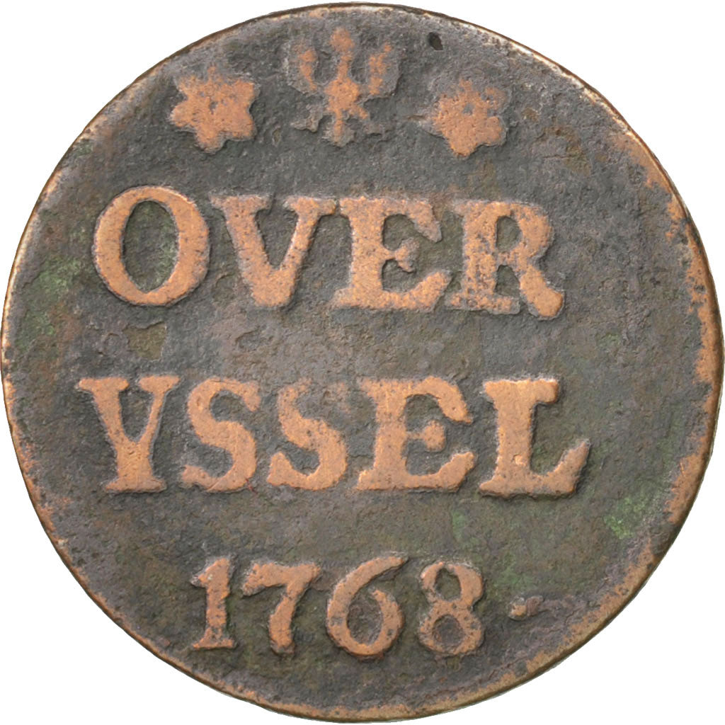Pays-Bas, Overijssel, Duit 1768, KM 90