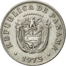 Coin, Panama, 5 Centesimos, 1973, AU(50-53), Copper-nickel, KM:23.2
