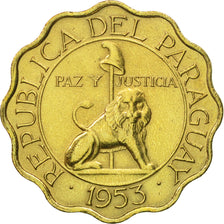 Monnaie, Paraguay, 25 Centimos, 1953, SUP, Aluminum-Bronze, KM:27