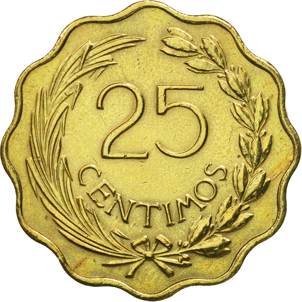 Monnaie, Paraguay, 25 Centimos, 1953, SUP, Aluminum-Bronze, KM:27