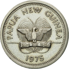 Moneta, Papua Nuova Guinea, 5 Toea, 1975, SPL-, Rame-nichel, KM:3
