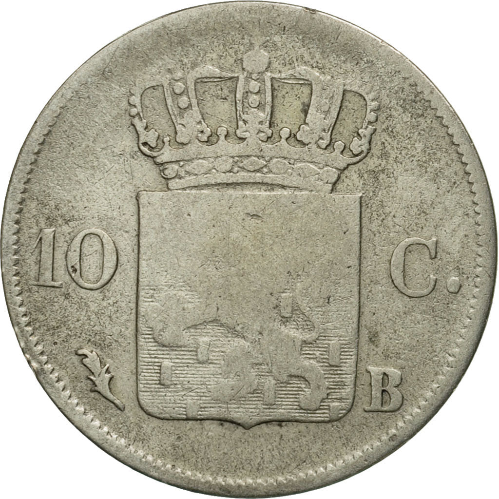 Coin, Netherlands, William I, 10 Cents, 1825, VF(20-25), Silver, KM:53