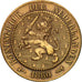 Coin, Netherlands, William III, 2-1/2 Cent, 1880, AU(50-53), Bronze, KM:108.1