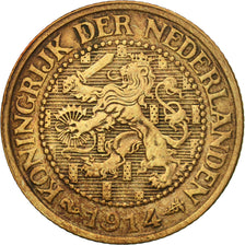 Coin, Netherlands, Wilhelmina I, 2-1/2 Cent, 1914, EF(40-45), Bronze, KM:150