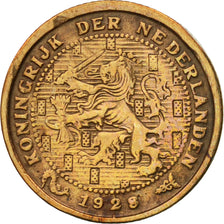 Coin, Netherlands, Wilhelmina I, 1/2 Cent, 1928, VF(30-35), Bronze, KM:138