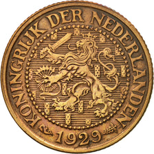 Coin, Netherlands, Wilhelmina I, 2-1/2 Cent, 1929, EF(40-45), Bronze, KM:150