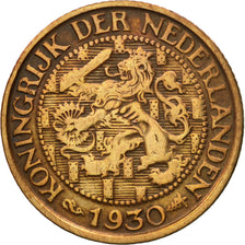 Moneda, Países Bajos, Wilhelmina I, Cent, 1930, BC+, Bronce, KM:152