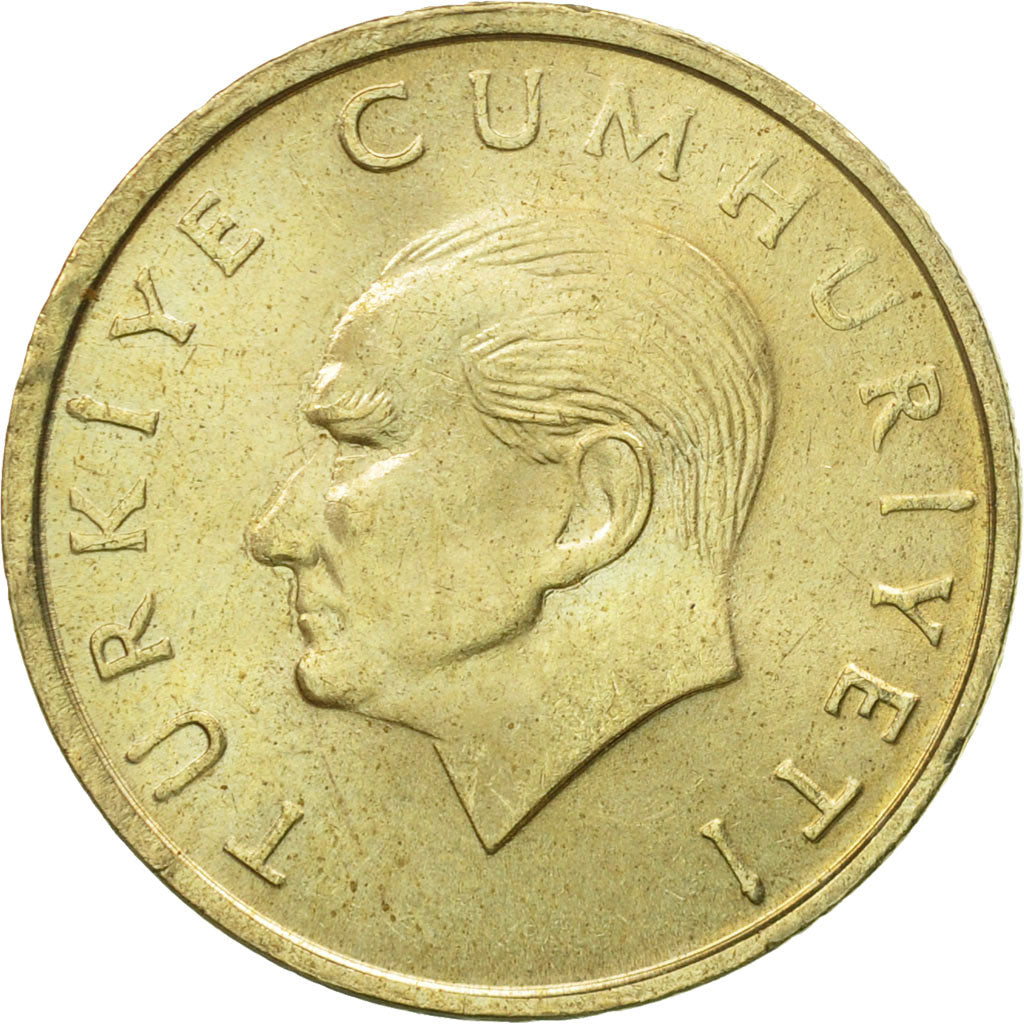 Monnaie, Turquie, 10000 Lira, 10 Bin Lira, 1998, SUP, Copper-Nickel-Zinc