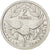 Moneta, Nowa Kaledonia, 2 Francs, 1990, MS(64), Aluminium, KM:14