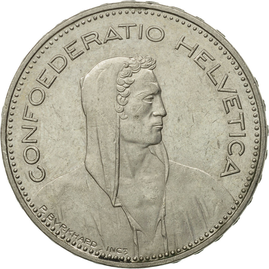 Coin, Switzerland, 5 Francs, 1994, Bern, EF(40-45), Copper-nickel, KM:40a.4