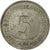 Coin, GERMANY - FEDERAL REPUBLIC, 5 Mark, 1976, Stuttgart, EF(40-45)