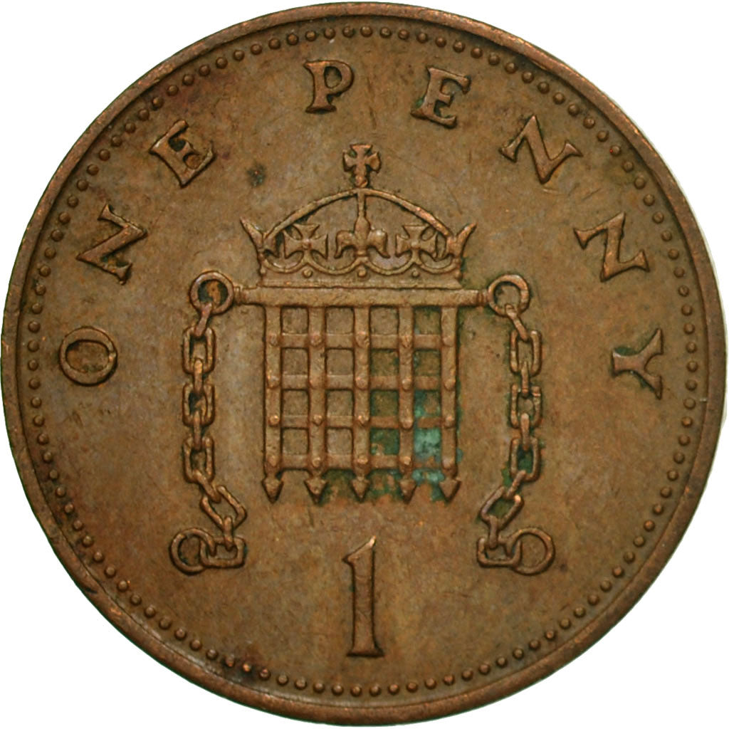 Coin, Great Britain, Elizabeth II, Penny, 1988, EF(40-45), Bronze, KM:935