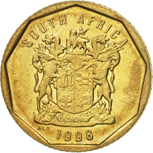 Coin, South Africa, 10 Cents, 1998, AU(50-53), Bronze Plated Steel, KM:161