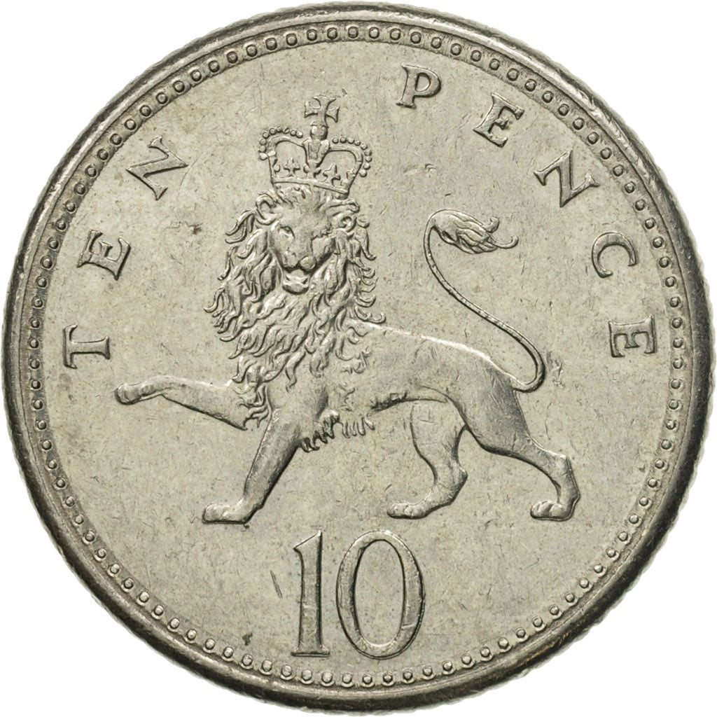 Coin, Great Britain, Elizabeth II, 10 Pence, 1992, EF(40-45), Copper-nickel