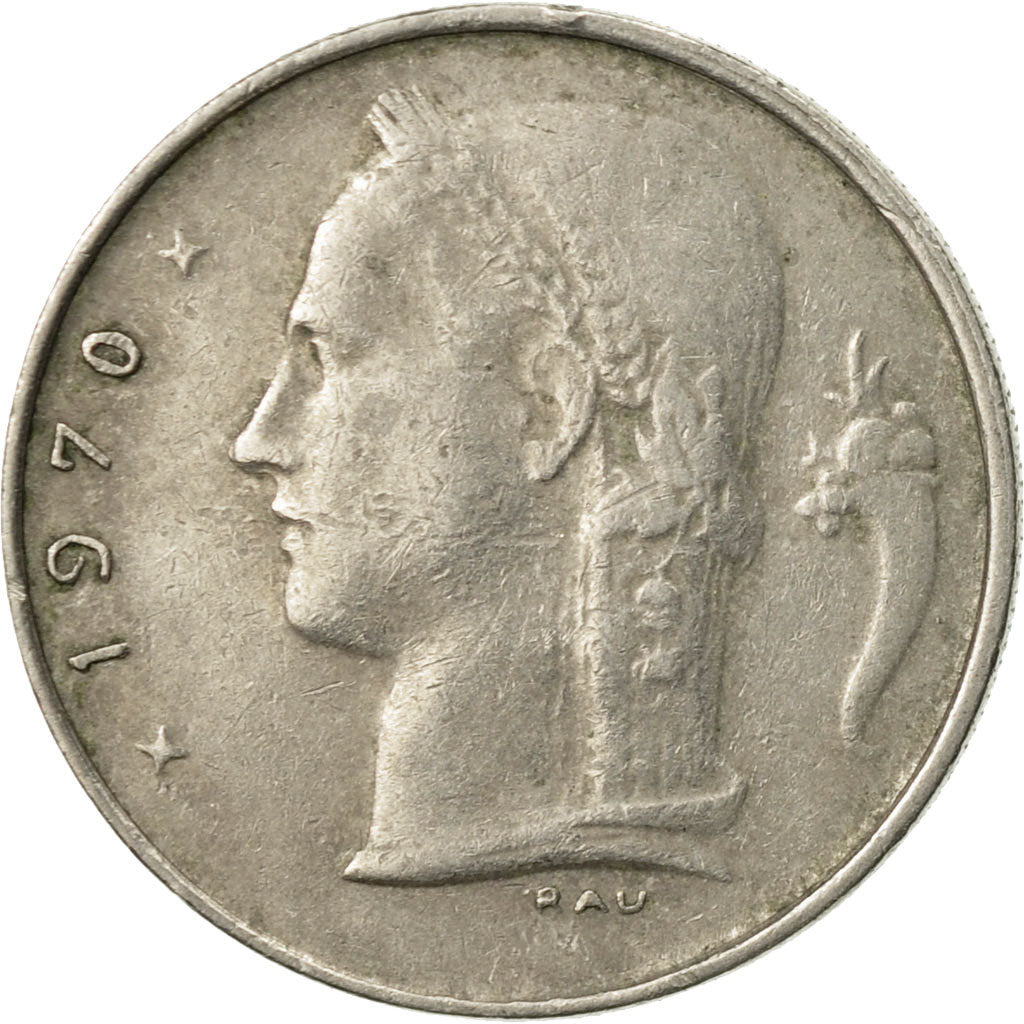 Münze, Belgien, Franc, 1970, SS, Copper-nickel, KM:143.1