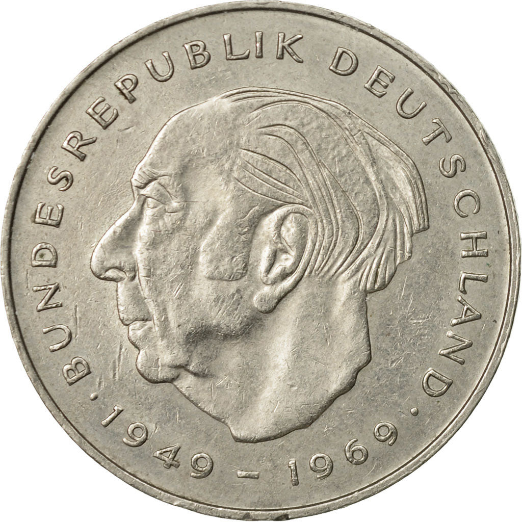 Coin, GERMANY - FEDERAL REPUBLIC, 2 Mark, 1981, Stuttgart, EF(40-45)