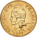 FRENCH POLYNESIA, 100 Francs, 1995, Paris, KM #14, MS(64), Nickel-Bronze, 30,...