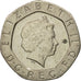 Coin, Great Britain, Elizabeth II, 20 Pence, 2002, AU(50-53), Copper-nickel