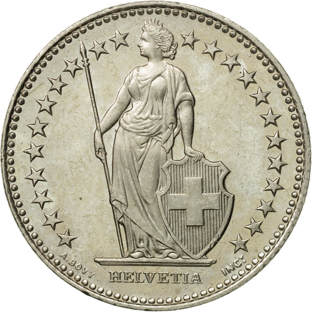 Moneta, Svizzera, 2 Francs, 2006, Bern, BB+, Rame-nichel, KM:21a.3