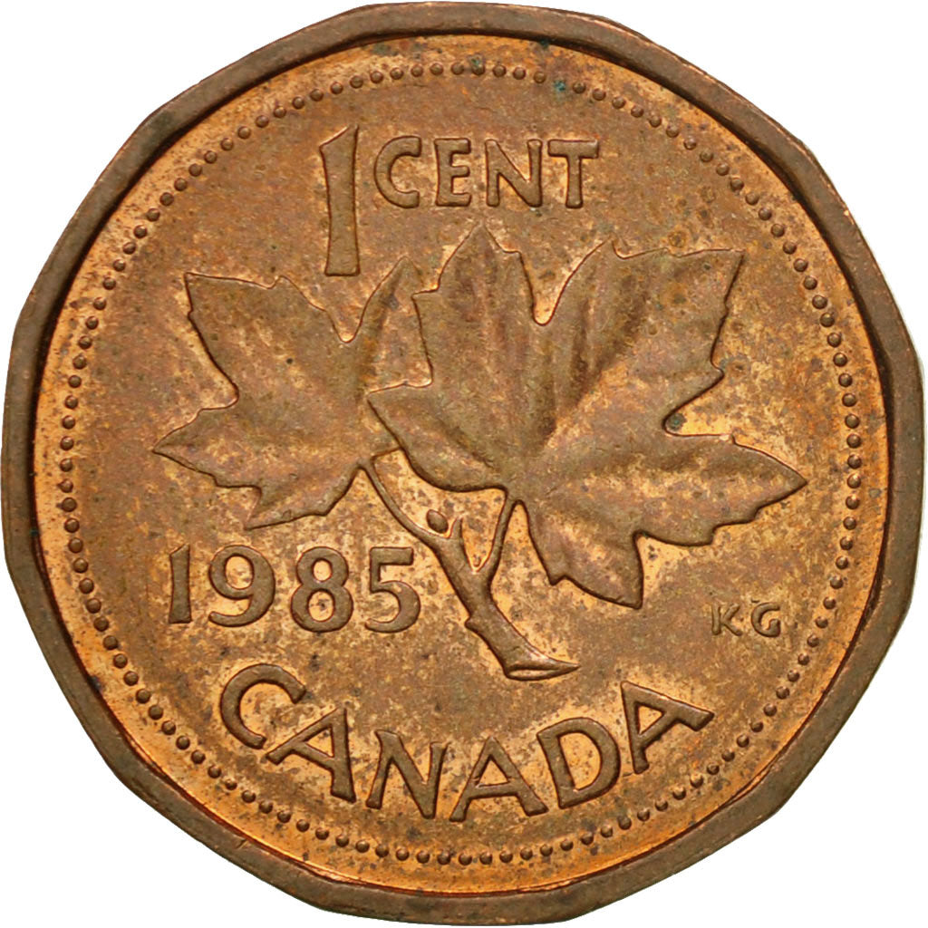 Coin, Canada, Elizabeth II, Cent, 1985, Royal Canadian Mint, Ottawa, EF(40-45)