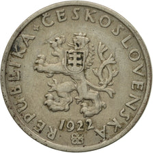 Coin, Czechoslovakia, 20 Haleru, 1922, EF(40-45), Copper-nickel, KM:1