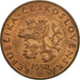 Coin, Czechoslovakia, 20 Haleru, 1950, EF(40-45), Bronze, KM:20
