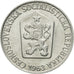 Coin, Czechoslovakia, 3 Halere, 1963, AU(50-53), Aluminum, KM:52