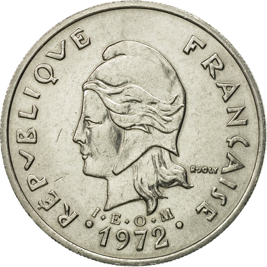 Monnaie, Nouvelle-Calédonie, 20 Francs, 1972, Paris, TTB+, Nickel, KM:12