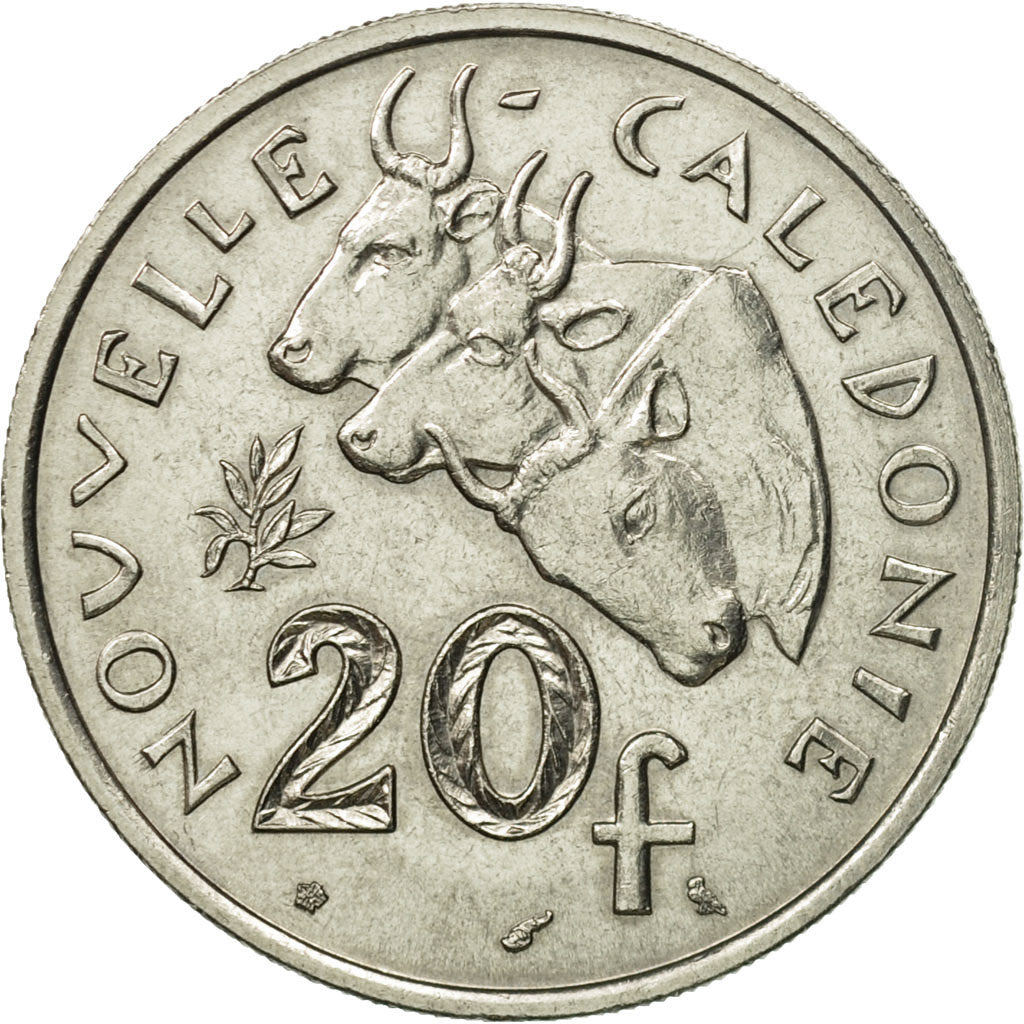 Monnaie, Nouvelle-Calédonie, 20 Francs, 1972, Paris, TTB+, Nickel, KM:12