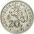 Münze, Neukaledonien, 20 Francs, 1972, Paris, SS+, Nickel, KM:12