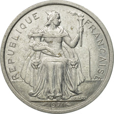 Monnaie, Nouvelle-Calédonie, 2 Francs, 1971, Paris, TTB+, Aluminium, KM:9