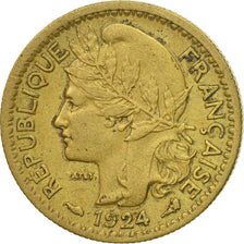 Coin, Togo, 50 Centimes, 1924, Paris, EF(40-45), Aluminum-Bronze, KM:1