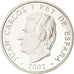 Spain, 10 Euro, 2002, MS(65-70), Silver, KM:1078
